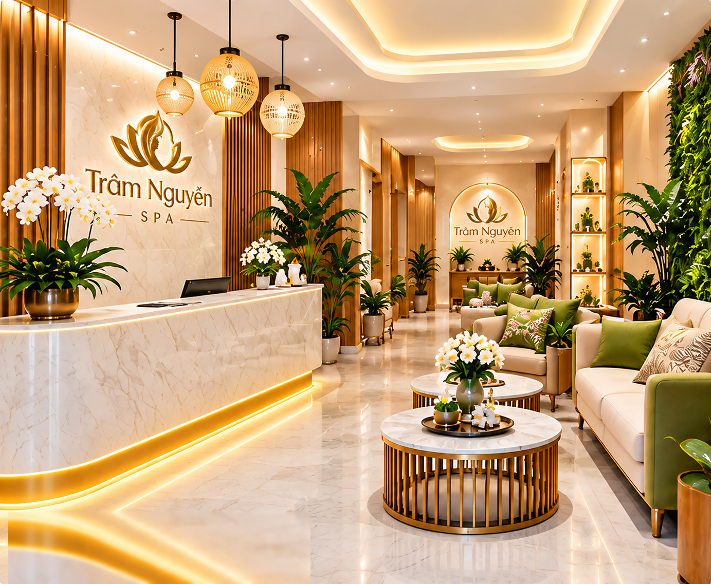 Sảnh spa Trâm Nguyễn sang trọng ấm áp.png